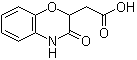 3,4-二氢-3-氧代-2H-1,4-苯并恶嗪-2-乙酸分子结构 (CAS 106660-11-1)
