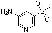 5-(甲基磺酰基)-3-吡啶胺分子结构 (CAS 1067530-19-1)