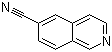 6-氰基异喹啉分子结构 (CAS 106778-42-1)