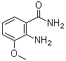 3-甲氧基-2-氨基苯甲酰胺分子结构 (CAS 106782-78-9)