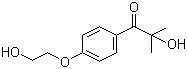 structure of CAS# 106797-53-9, 2-Hydroxy-4'-(2-hydroxyethoxy)-2-methylpropiophenone