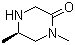 (5R)-1,5-二甲基-2-哌嗪酮分子结构 (CAS 1068149-96-1)