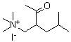structure of CAS# 1069-62-1, (2-乙酰基-4-甲基戊基)三甲基碘化铵