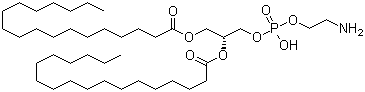 structure of CAS# 1069-79-0, 1,2-二硬酯酰-sn-甘油-3-磷酰乙醇胺