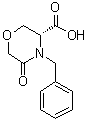 CAS 登录号：106973-36-8, (3R)-4-苄基-5-氧代吗啉-3-羧酸