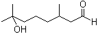 structure of CAS# 107-75-5, 3,7-Dimethyl-7-hydroxyoctanal