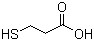 CAS # 107-96-0, 3-Mercaptopropionic acid, Thiopropionic acid, 3-Thiopropanoic acid, beta-Mercaptopropionic acid