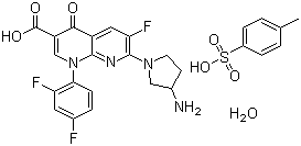 structure of CAS# 107097-79-0, Tosufloxacin tosilate