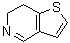 6,7-二氢噻吩并[3,2-c]吡啶分子结构 (CAS 107112-93-6)