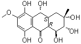 CAS # 1072119-07-3, Tetrahydrobostrycin, (1S,2R,3S,4aS,9aR,10R)-1,3,4,4a,9a,10-Hexahydro-1,2,3,5,8,10-hexahydroxy-6-methoxy-3-methyl-9(2H)-anthracenone