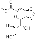 (3aR,4R,7aR)-3a,7a-二氢-2-甲基-4-[(1R,2R)-1,2,3-三羟基丙基]-4H-吡喃并[3,4-d]恶唑-6-羧酸甲酯分子结构 (CAS 1072449-83-2)
