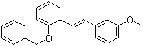 structure of CAS# 1072930-86-9, 2-苄氧基-3'-甲氧基二苯乙烯