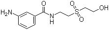 3-氨基-N-[2-(2-羟基乙基)磺酰基]乙基苯甲酰胺分子结构 (CAS 107294-87-1)