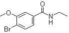 structure of CAS# 1072944-41-2, 4-Bromo-N-ethyl-3-methoxybenzamide