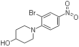 1-(2-溴-4-硝基苯基)-4-哌啶醇分子结构 (CAS 1072944-61-6)