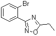 structure of CAS# 1072944-70-7, 3-(2-溴苯基)-5-乙基-1,2,4-恶二唑