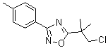 5-(2-氯-1,1-二甲基乙基)-3-(4-甲基苯基)-1,2,4-恶二唑分子结构 (CAS 1072944-73-0)