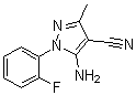 CAS 登录号：1072944-83-2, 5-氨基-1-(2-氟苯基)-3-甲基-1H-吡唑-4-甲腈