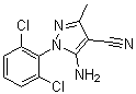 CAS # 1072944-85-4, 5-Amino-1-(2,6-dichlorophenyl)-3-methyl-1H-pyrazole-4-carbonitrile