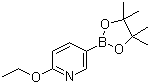 CAS # 1072945-01-7, 6-Ethoxypyridine-3-boronic acid pinacol ester, 2-Ethoxy-5-(4,4,5,5-tetramethyl-1,3,2-dioxaborolan-2-yl)pyridine