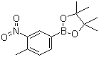 CAS 登录号：1072945-06-2, 4-甲基-3-硝基苯硼酸频哪醇酯