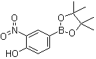 CAS # 1072945-08-4, 4-Hydroxy-3-nitrophenylboronic acid pinacol ester, 2-Nitro-4-(4,4,5,5-tetramethyl-1,3,2-dioxaborolan-2-yl)phenol