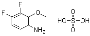 CAS 登录号：1072945-56-2, 3,4-二氟-2-甲氧基苯胺硫酸盐