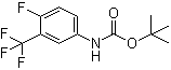 CAS # 1072945-57-3, N-[4-Fluoro-3-(trifluoromethyl)phenyl]carbamic acid 1,1-dimethylethyl ester