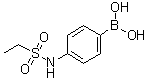 4-(乙基磺酰基氨基)苯硼酸分子结构 (CAS 1072945-62-0)