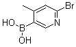 CAS # 1072945-75-5, (6-Bromo-4-methyl-3-pyridinyl)boronic acid