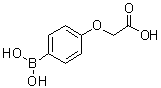 2-(4-硼酸基苯氧基)乙酸分子结构 (CAS 1072945-84-6)