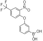 structure of CAS# 1072945-94-8, [3-[2-硝基-4-(三氟甲基)苯氧基]苯基]硼酸
