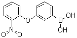 [3-(2-硝基苯氧基)苯基]硼酸分子结构 (CAS 1072945-95-9)