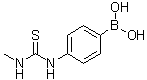 [4-[[(甲基氨基)硫代甲酰基]氨基]苯基]硼酸分子结构 (CAS 1072946-18-9)