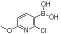 CAS 登录号：1072946-25-8, (2-氯-6-甲氧基-3-吡啶基)硼酸