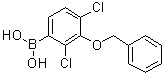 CAS 登录号：1072946-32-7, [2,4-二氯-3-(苯基甲氧基)苯基]硼酸