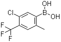 CAS 登录号：1072946-33-8, [5-氯-2-甲基-4-(三氟甲基)苯基]硼酸