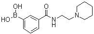 structure of CAS# 1072946-54-3, [3-[[[2-(1-哌啶基)乙基]氨基]羰基]苯基]硼酸