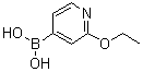 2-乙氧基吡啶-4-基硼酸分子结构 (CAS 1072946-58-7)