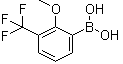 CAS 登录号：1072946-62-3, [2-甲氧基-3-(三氟甲基)苯基]硼酸