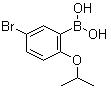 structure of CAS# 1072951-56-4, [5-溴-2-(三氟甲氧基)苯基]硼酸
