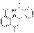 structure of CAS# 1072951-64-4, [2-[[2,6-Bis(1-methylethyl)phenoxy]methyl]phenyl]boronic acid
