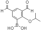 [3,5-二甲酰基-2-(异丙氧基)苯基]硼酸分子结构 (CAS 1072951-68-8)