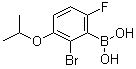 CAS # 1072951-75-7, [2-Bromo-6-fluoro-3-(1-methylethoxy)phenyl]boronic acid