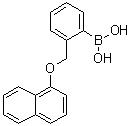 [2-[(1-萘基氧基)甲基]苯基]硼酸分子结构 (CAS 1072951-77-9)