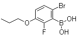 (6-溴-2-氟-3-丙氧基苯基)硼酸分子结构 (CAS 1072951-85-9)