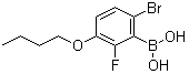 (6-溴-3-丁氧基-2-氟苯基)硼酸分子结构 (CAS 1072951-88-2)