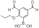 (3,5-二甲酰基-2-丙氧基苯基)硼酸分子结构 (CAS 1072951-92-8)