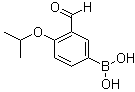 [3-甲酰基-4-(异丙氧基)苯基]硼酸分子结构 (CAS 1072952-00-1)