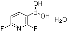 CAS 登录号：1072952-27-2, (2,6-二氟-3-吡啶基)硼酸水合物